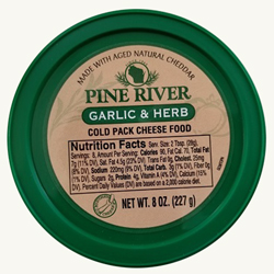 Pine River Cheese Spreads - Garlic & Herb